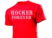 T-Shirt Rocker Forever Chopper Cafe Racer Biker Bopper