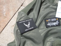 F-35 Fliegerjacke Bomberjacke Pilotenjacke US Army Airforce USAAF