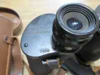 Orig US Army Fernglas M16 7x50 & M24 Köcher WWII Sight Leathercase Binocular Case
