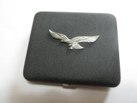 LW Luftwaffe Adler WH Zigaretten Etui Groß Silber