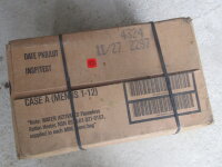 12x Original US MRE 37 MENÜS MEAL READY TO EAT FOOD EPA Army NOTRATION