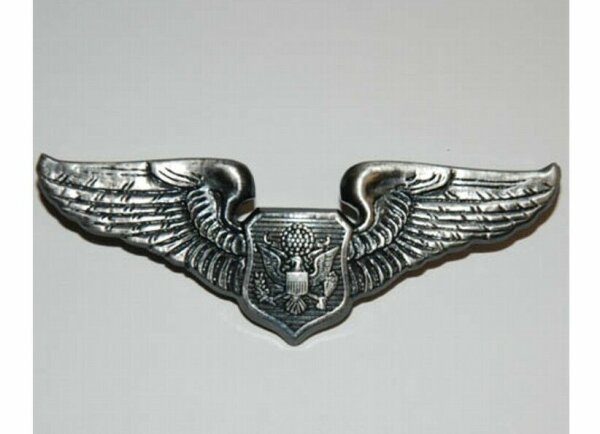 US Army Airforce Pilot Wings Insignia Badge Pin USMC Navy Marines WK2 WKII WW2