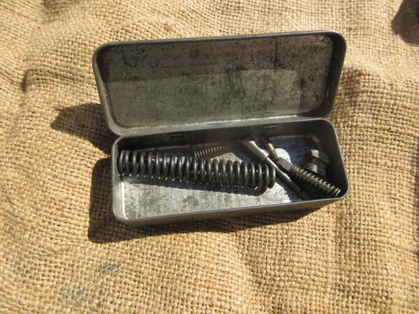Original WWII British Army Bren MG Rifle Spare Parts Box