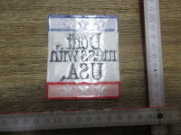 Patch Dont Mess with USA Stars Patriotic Flag