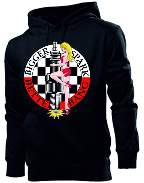 Hoody Bigger Spark Better Bang Spark Plug Pin-up