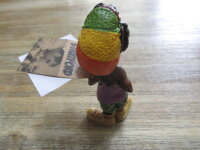 2x Comical World of Stratford Rasta Man Rastafari Joint + Scooter Polyresin Figur OVP