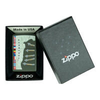 Zippo Sturmfeuerzeug D-Day Military Map Normandy US Army Allied Nations