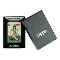 Zippo I want you for U.S. Army Enlist Now Pin Up Sturmfeuerzeug