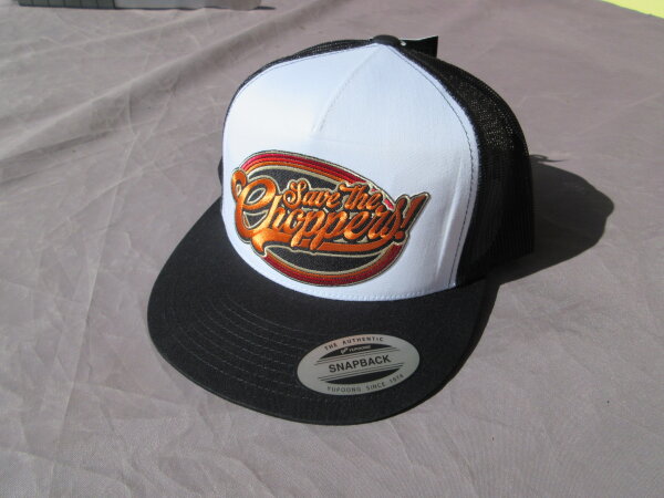 Baseball Cap Save the Choppers Patch Slogan Biker Bobber Oliv