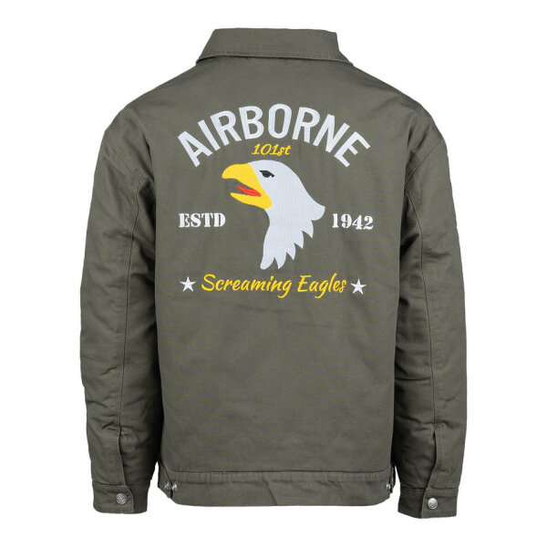 Heritage 101st Airborne Worker Jacket Screaming Eagle WWII