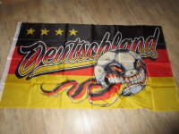 Fahne Deutschland Flagge & Fußball 4 Sterne...