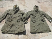 Original US Army M-47 Parka + Futter Overcoat + Pile...