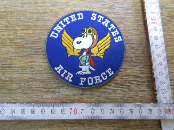 Patch United States Air Force US Army Flying Ace Snoopy USAAF Wings WWII