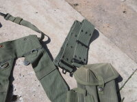 Typ M-1956 Tragesatz US Army Vietnam Sturmgepäck Butt Pack Bottlel Belt Suspender