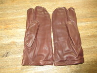 Vintage Armee Handschuhe Leder Fäustlinge Biker...