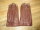 Vintage Armee Handschuhe Leder Fäustlinge Biker Oldtimer
