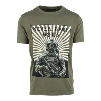 Never Back Down Soldier T-Shirt Vintage US Army Airforce...