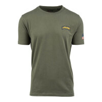 101st Airborne Screaming Eagle Insignia T-Shirt Vintage US Army Airforce Pilots