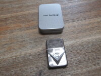 Benzin Sturmfeuerzeug V8 Emblem Antik Silber Hot Rod Dragster US Car