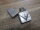 Benzin Sturmfeuerzeug V8 Emblem Silber Hot Rod Dragster US Car