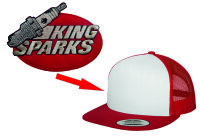 Baseball Cap Patch King Sparks Sparkplug Biker Chopper...