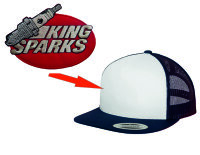 Baseball Cap Patch King Sparks Sparkplug Biker Chopper...
