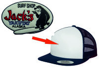 Baseball Cap Patch Jacks Yakutat Alaska Surf Shop Grizzly...