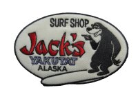 Baseball Cap Patch Jacks Yakutat Alaska Surf Shop Grizzly Bear