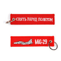 Schlüsselanhänger Kampfjet MIG-29 RBF UDSSR Key...