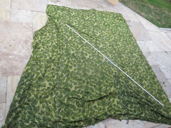 Original US Army Duckhunter Camo Fallschirm Stoff Parachute Material WK2 WWII