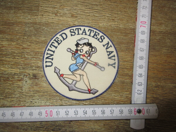 Patch Navy Nurse Betty Boop Pin-up Krankenschwester US Army WAC WWII