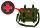 US Army WK2 Patch Nurse American Red Cross Motor Service Combat Bag Small