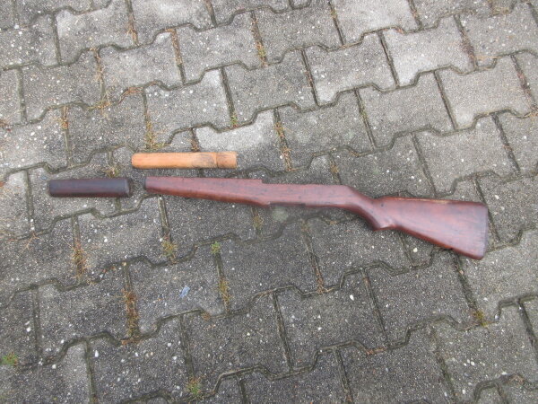Original US Army Garand M1 wooden stock upper part WWII