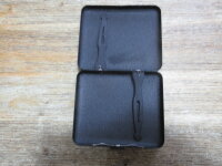 Zigaretten Etui Black Crackle Husaren Totenkopf Schädel Cigarette Case Skull