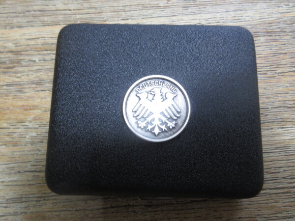 Zigaretten Etui BRD Adler Deutschland Bundesadler Black Crackle