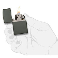 Zippo Sturmfeuerzeug Oliv Matt OD