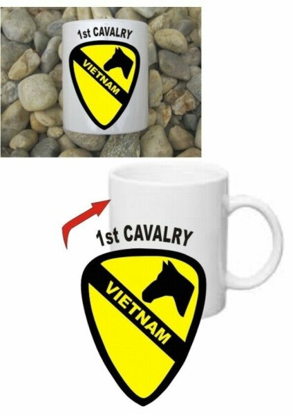 1st Cavalry Division Kaffee Tasse Mug US Army Paratrooper Navy Seals Vietnam WW2