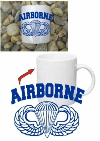 Airborne Division Kaffee Tasse Mug US Army Paratrooper Navy Seals WWII WK2 WH