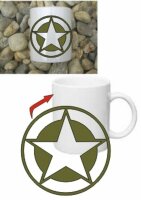 Allied Star Kaffee Becher Tasse Coffee Mug Star US Army...
