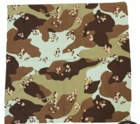 Halstuch Bandana Biker Headwrap Chocolate Chip Camo US...