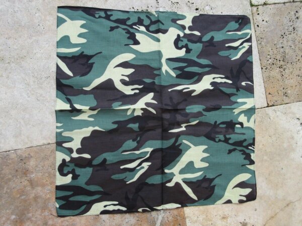 Halstuch Bandana Biker Headwrap Woodland Camo US Army 3-color Scarf Head Wrap #2