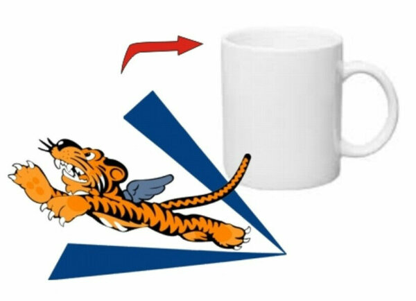 Kaffee Tasse Flying Tigers USMC US Army Navy Seals Marines Rockabilly WK2 WWII