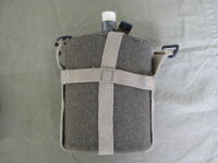 M37 Feldflasche British Army + Träger + Riemen WWII Field Bottle Carrier Strap