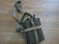 M37 Feldflasche British Army + Tr&auml;ger + Riemen WWII Field Bottle Carrier Strap