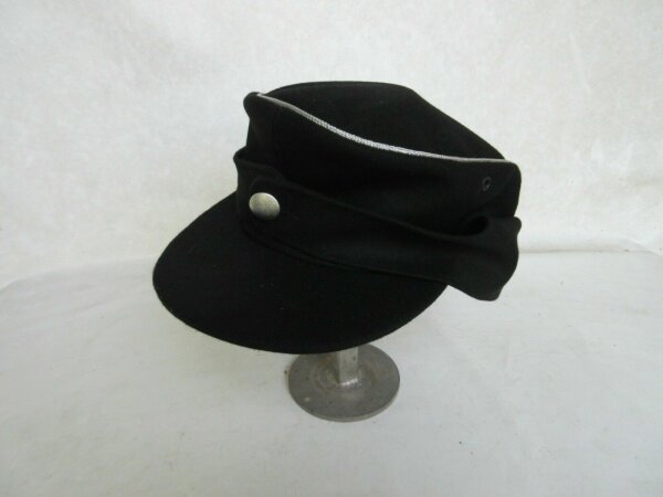 Offizier Panzer M&uuml;tze EREL Lubstein 1 Knopf Wehrmacht 57 WaffenXX WW2 Field Cap