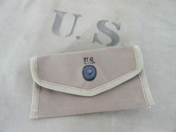 Orig US Army Verbandsp&auml;ckchen Tasche f First Aid Dressing Kit Pouch Carrier Belt