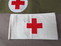 Sanit&auml;ter Armbinde Uniform Kennzeichnung Rotkreuz Sanit&auml;ter Red Cross Nato Army