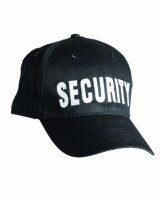 Security Baseball Cap Black Sicherheitsdienst Wachdienst...