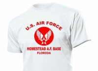 T-Shirt US Air Force Homestead Florida Airforce Base FJ...