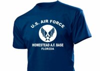 T-Shirt US Air Force Homestead Florida Airforce Base FJ WWII WK2 3-5XL Marines